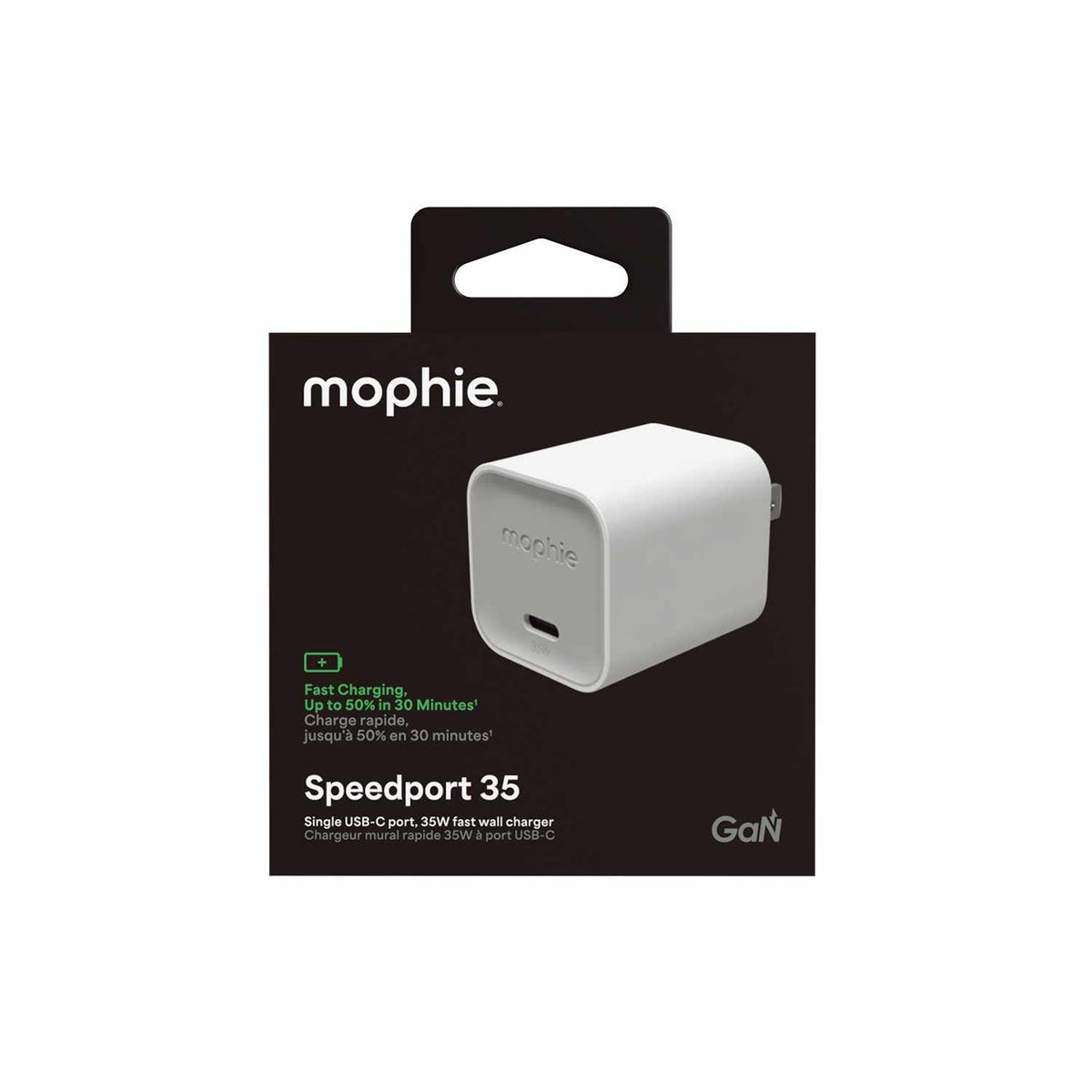 mophie Wall Charger 35W PD USB-C White