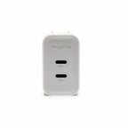 mophie Wall Charger 45W PD 2-Port USB-C White - GekkoTech