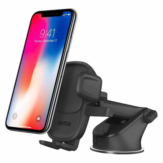 HLCRIO171AM Easy One Touch 5 Dash and Windshield Mount Black