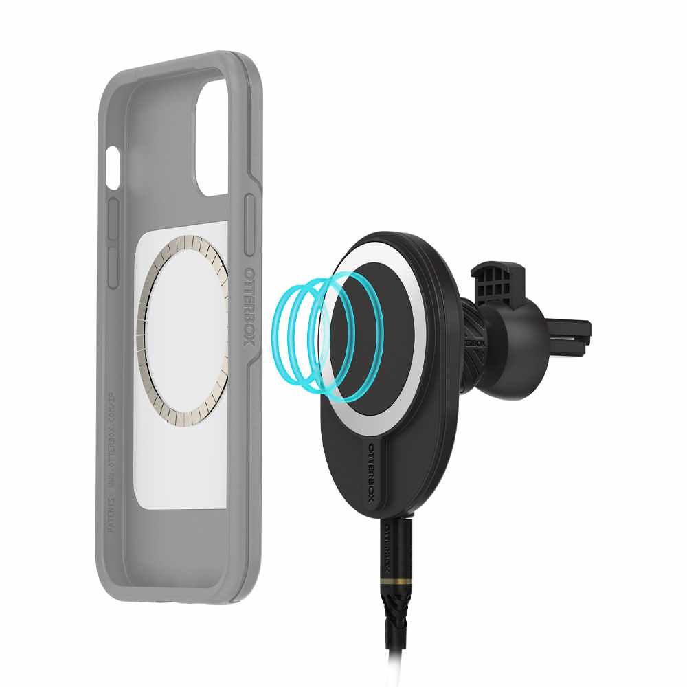 OtterBox Wireless Car Charger Vent Mount Black - GekkoTech