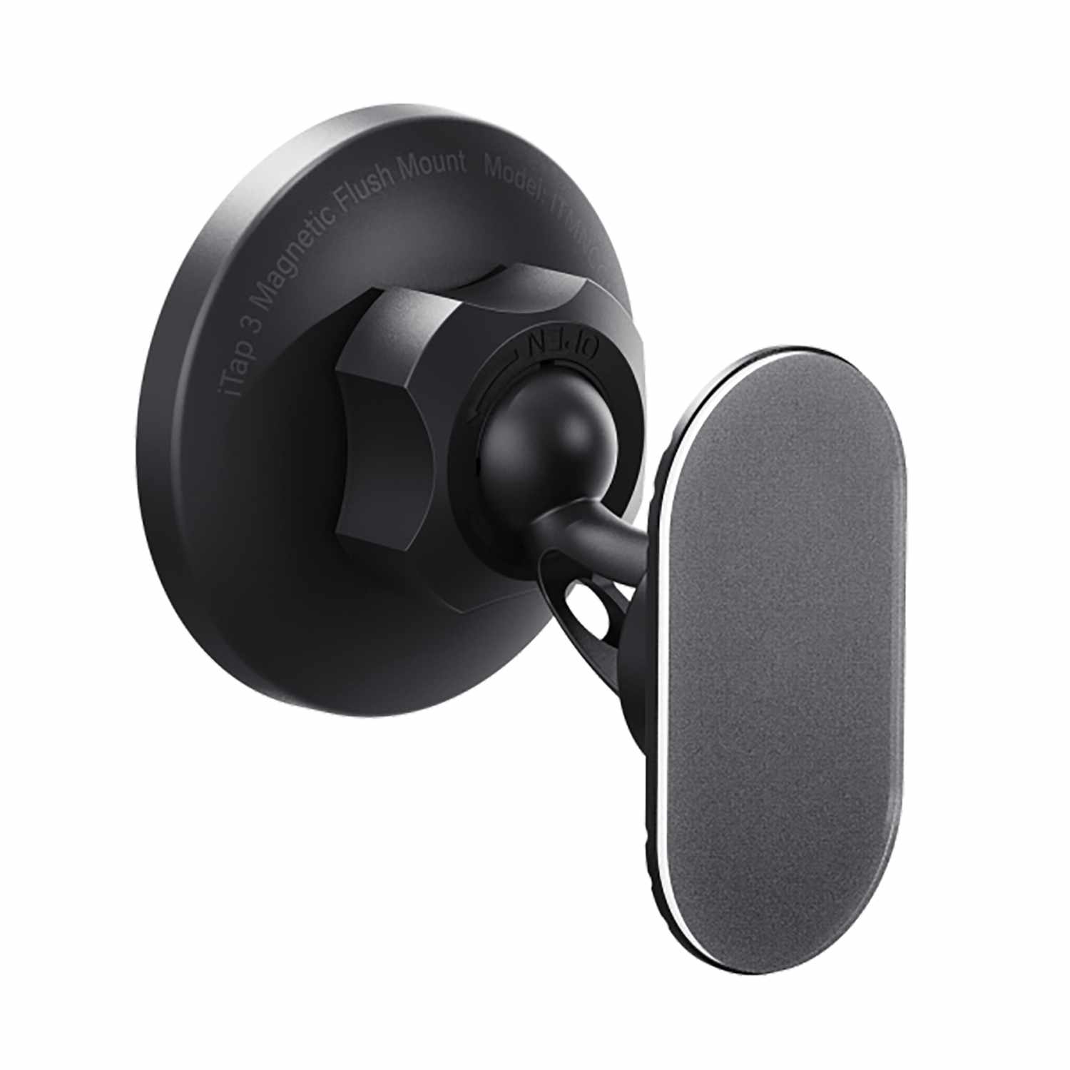 iOttie iTap 3 MagSafe Compatible Flush Mount with Adapter Ring Black