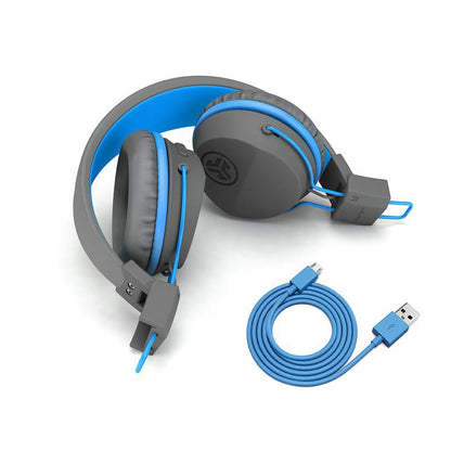 IFCHBSTUDIORGRYBLU4 JBuddies Studio Wireless Headphone Grey/Blue