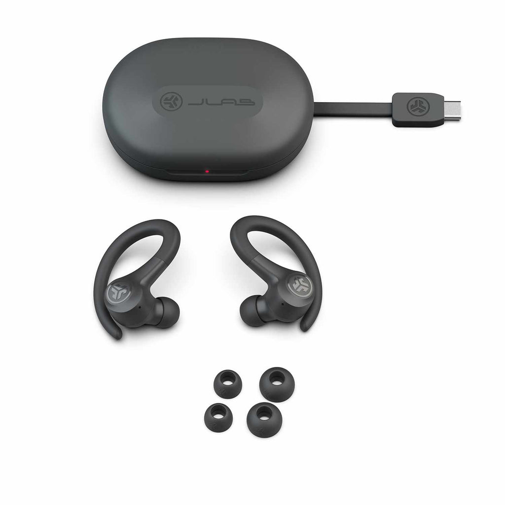 JLab Go Air Sport True Wireless Earbuds Graphite