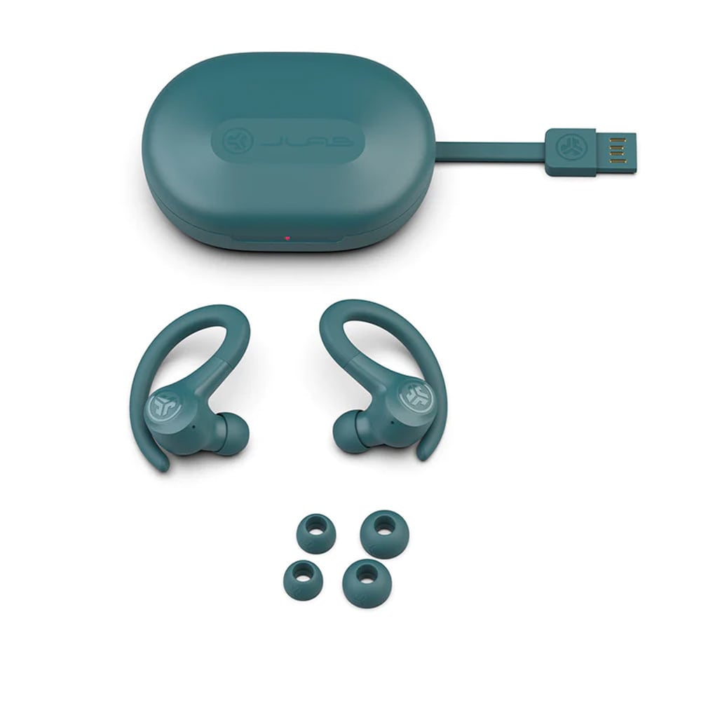 JLab Go Air Sport True Wireless Earbuds Teal