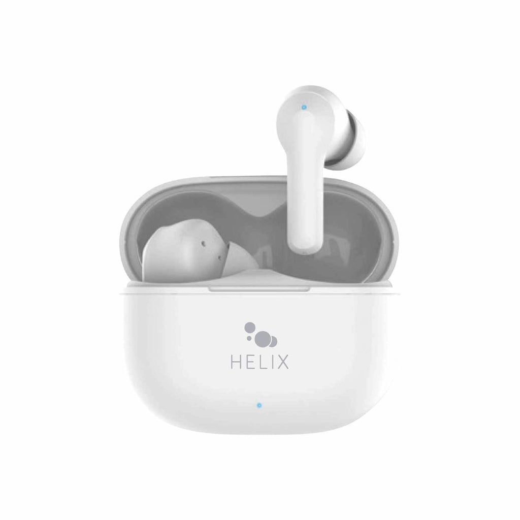 Helix/Retrak True Wireless Earbuds White (Made with Recycled Packaging)