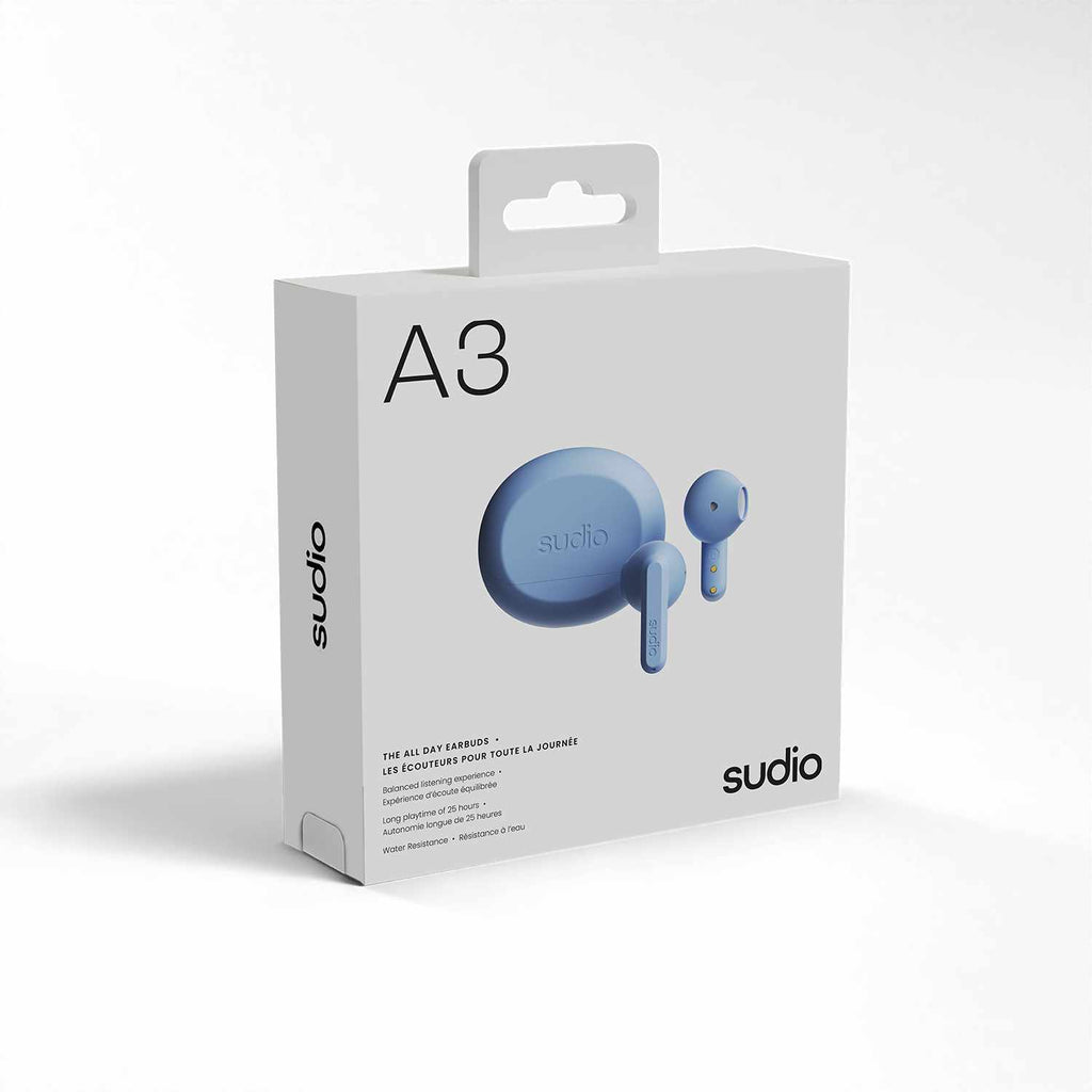 Sudio A3 True Wireless Earbuds Blue