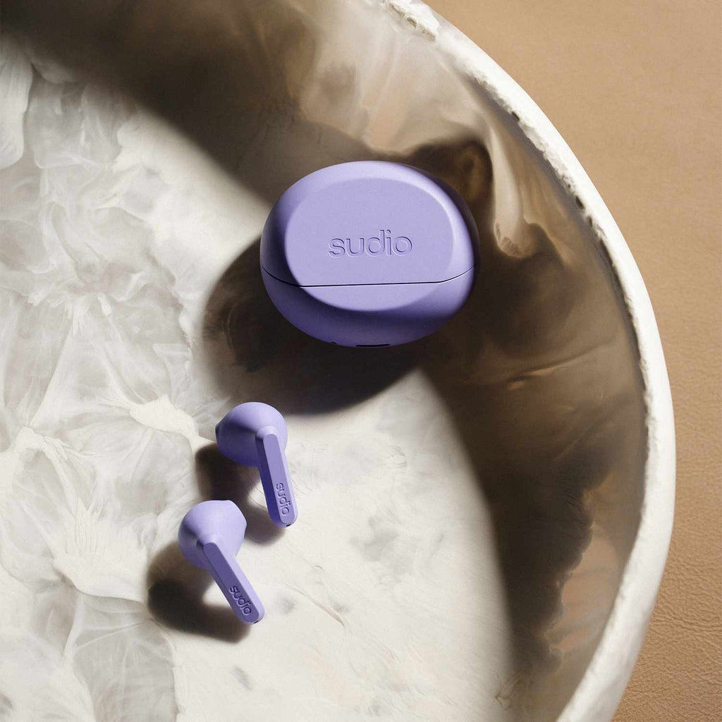 Sudio A3 True Wireless Earbuds Purple