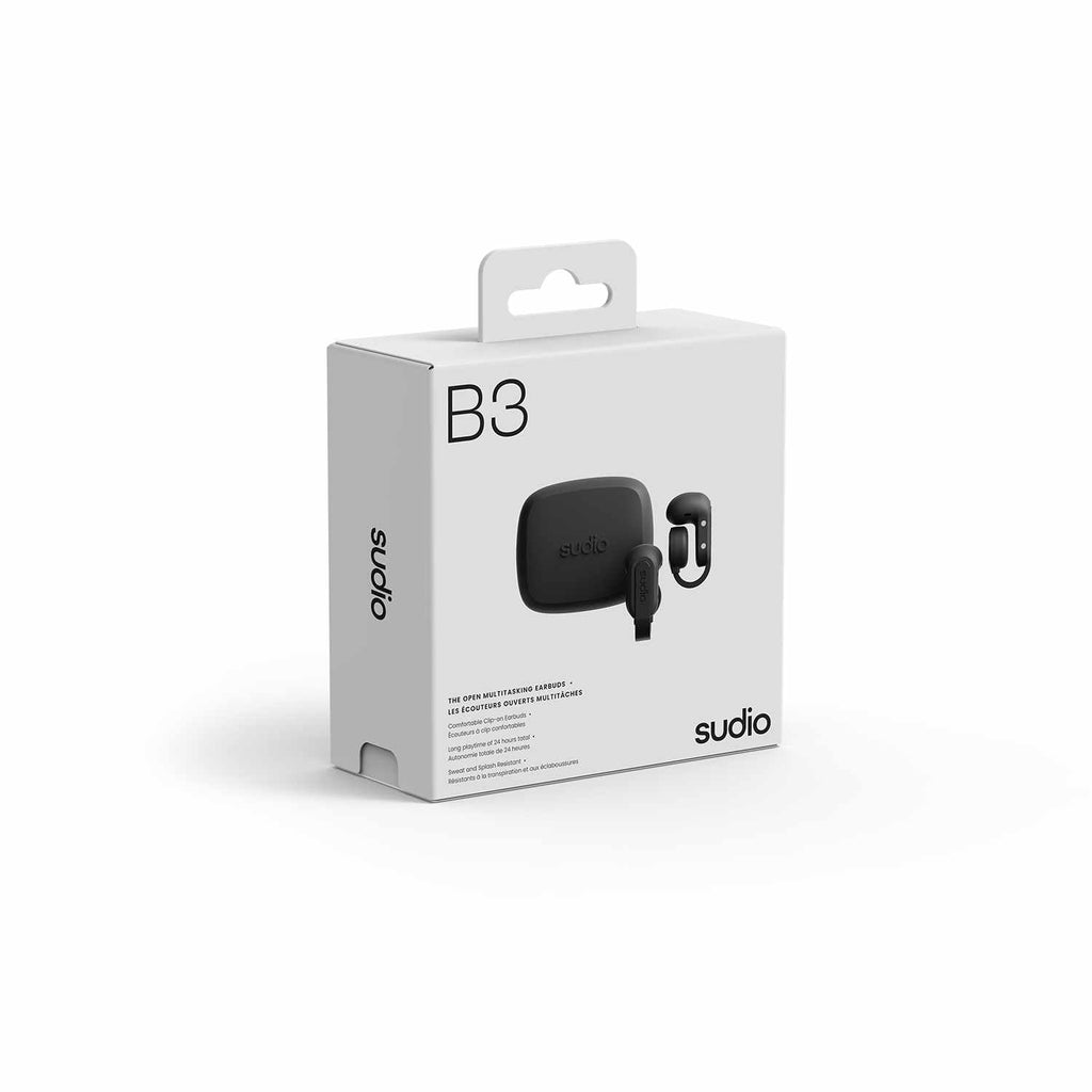 Sudio B3 Open Air Earbuds Black