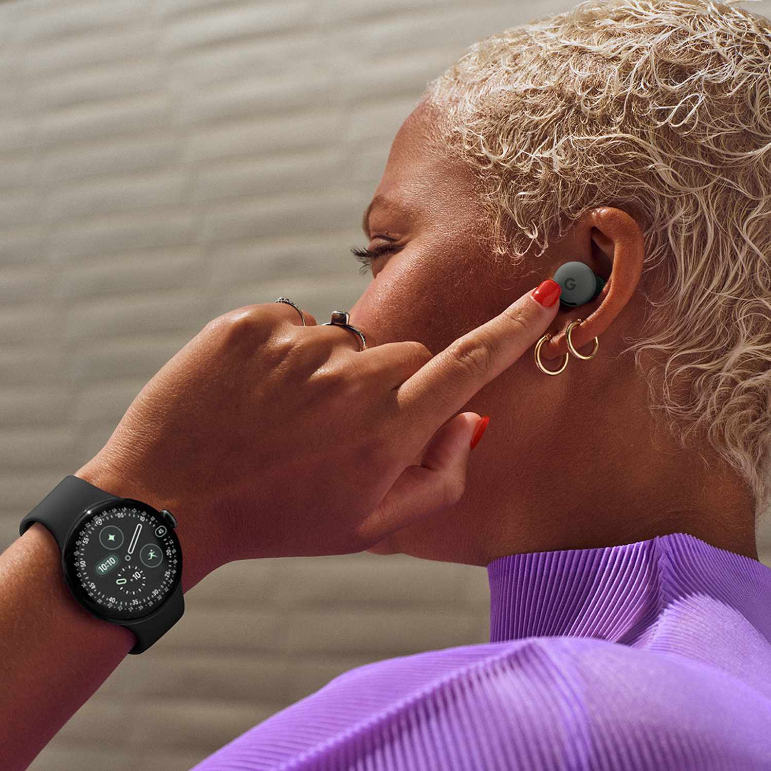 Google Pixel Buds A 2nd Gen Hazel with Active Noise Cancellation