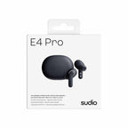 Sudio E4 Pro True Wireless ANC Headphones Black