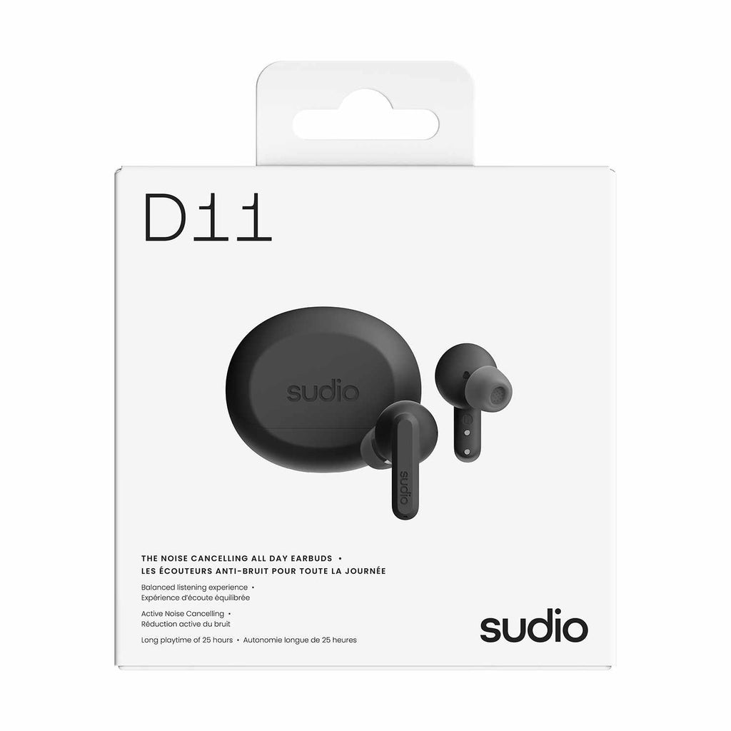 Sudio D11 In-Ear Headphones Black