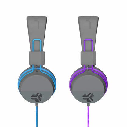 IFCHJKSTUDIORGRYPRP122 JBuddies Studio Over Ear Headphones Purple/Gray