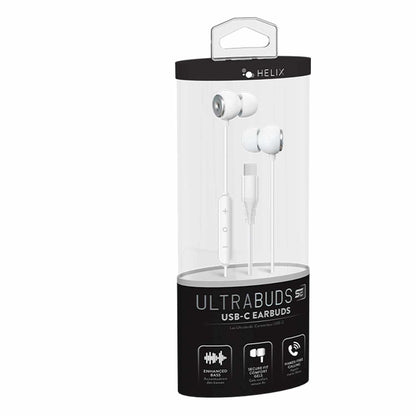 ETHSECW UltraBuds USB-C High Fidelity Earbuds White