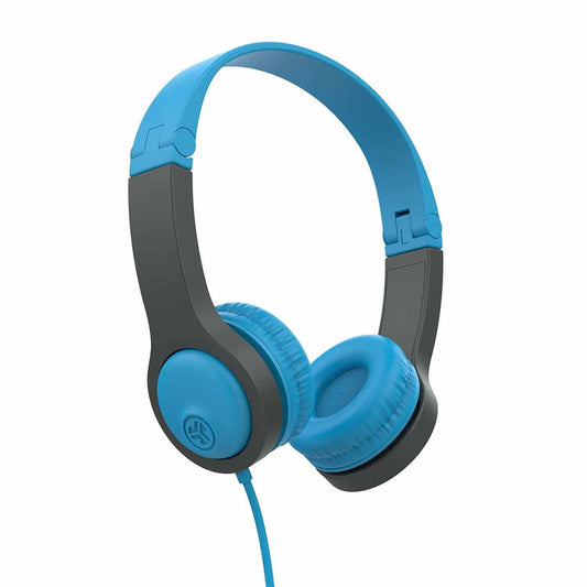 IFCHJBUDDIES2RBLU6 JBuddies Folding Wired Headphones Gen2 Blue/Gray