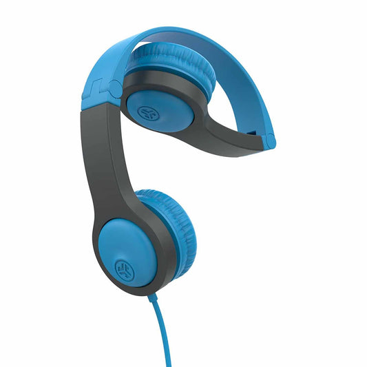 IFCHJBUDDIES2RBLU6 JBuddies Folding Wired Headphones Gen2 Blue/Gray