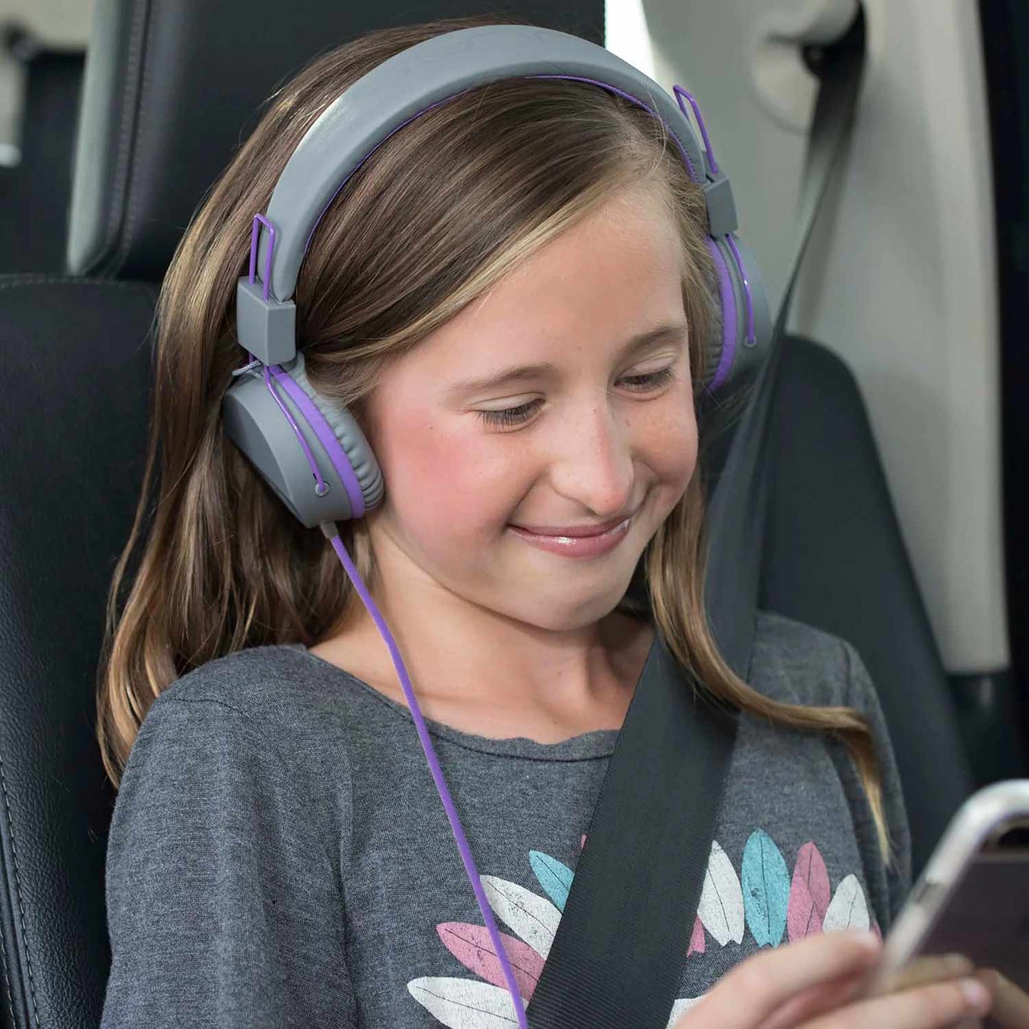 IFCHJKSTUDIORGRYBLU122 JBuddies Over Ear Folding Headphones Blue/Grey