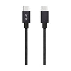 Blu Element Braided Charge/Sync USB-C to USB-C Cable 10ft Black 60W