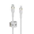 Belkin BoostCharge Pro Flex USB-C Cable with Lightning Connector 6ft White