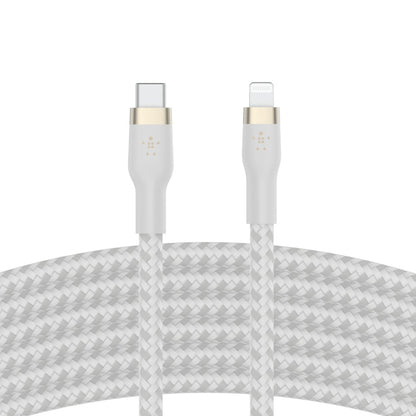 CAA011bt2MWH BoostCharge Pro Flex USB-C Cable with Lightning Connector White