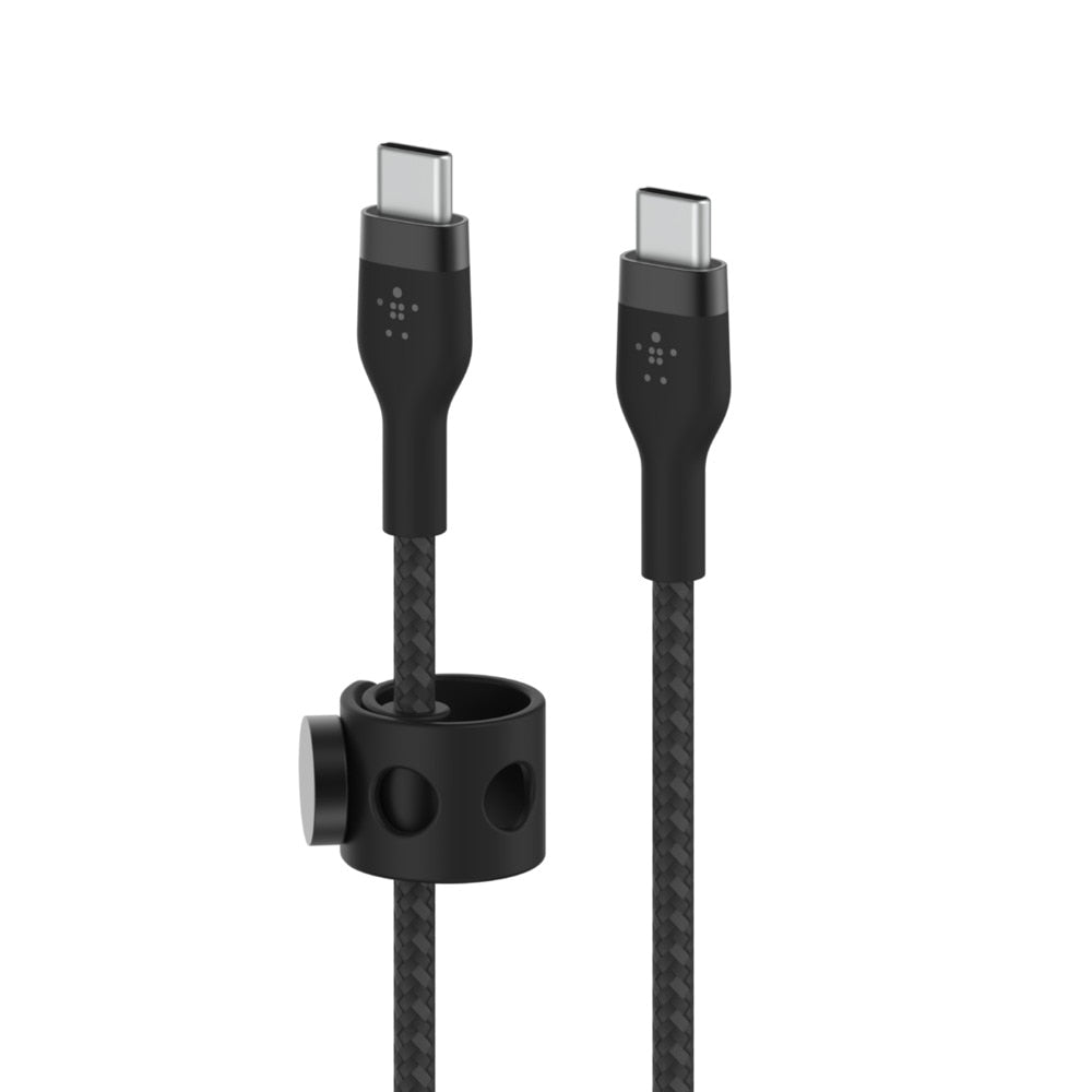 Belkin BoostCharge Pro Flex USB-C to USB-C Cable 6ft Black - GekkoTech