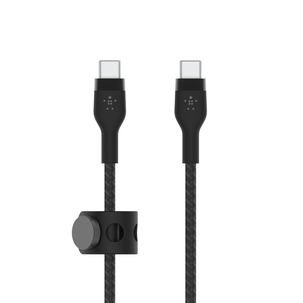 Belkin BoostCharge Pro Flex USB-C to USB-C Cable 6ft Black - GekkoTech