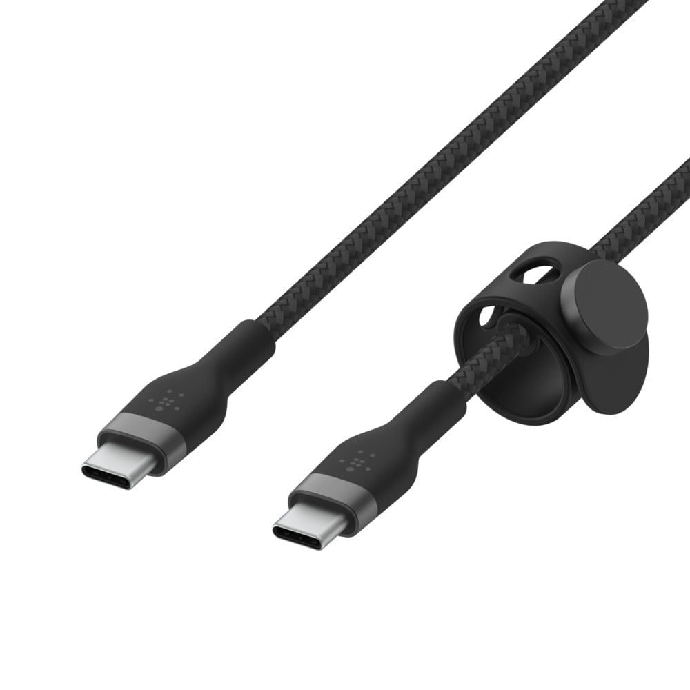 Belkin BoostCharge Pro Flex USB-C to USB-C Cable 6ft Black - GekkoTech
