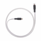 Ventev ChargeSync Flat USB-C to Lightning Cable 3ft White