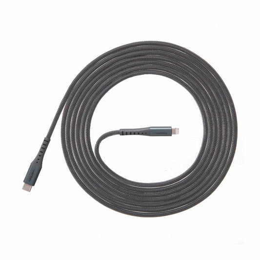 AC10STL256520 ChargeSync Alloy USB-C to Lightning Cable 10ft Steel