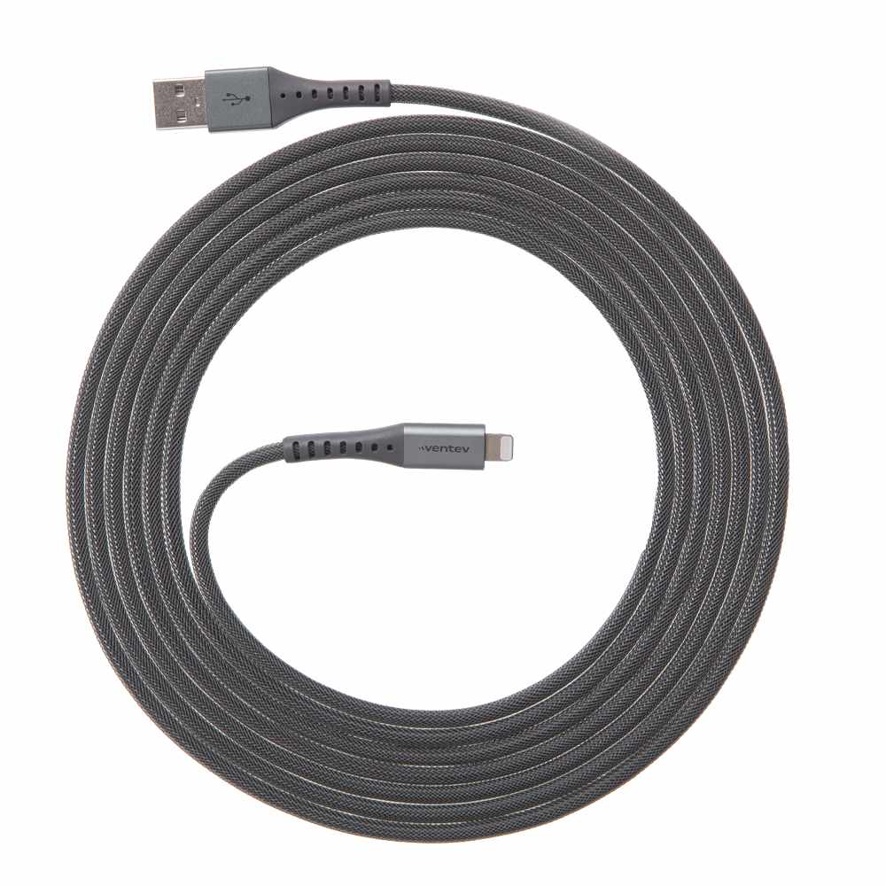 AC10STL256517 ChargeSync Alloy Lightning Cable 10ft Steel