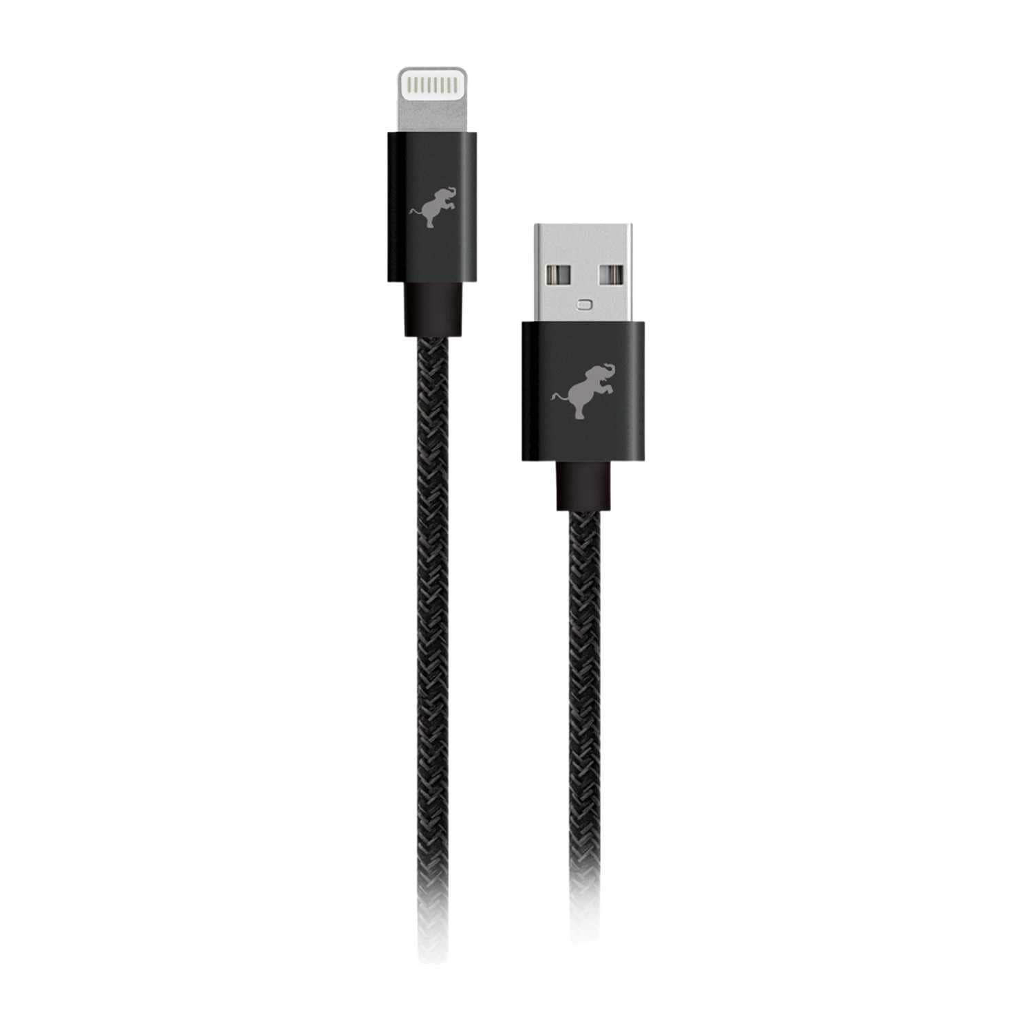 Nimble Wally Duo Wall Charger 12W 2-Ports USB-A with USB-A to Lightning cable Black
