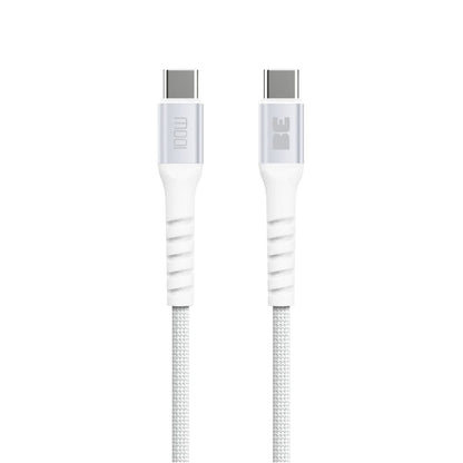 BEC2C6FTW SpeedCharge Premium Braided Cable USB-C to USB-C 6ft 100W White