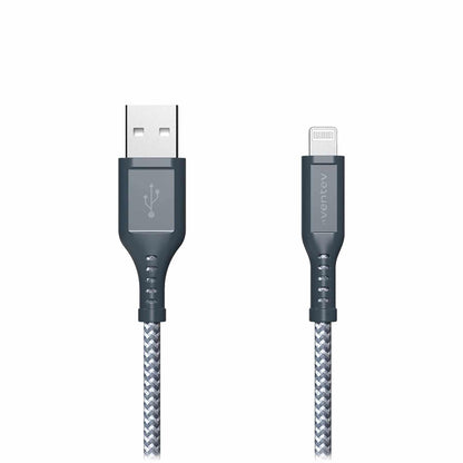 BC6GRY262893 High Speed USB-A to USB-C Braided Cable 6ft Grey