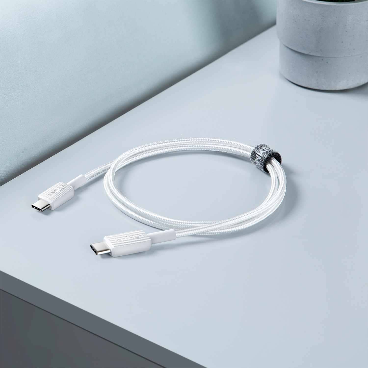 Anker USB-C to USB-C Cable 6ft White