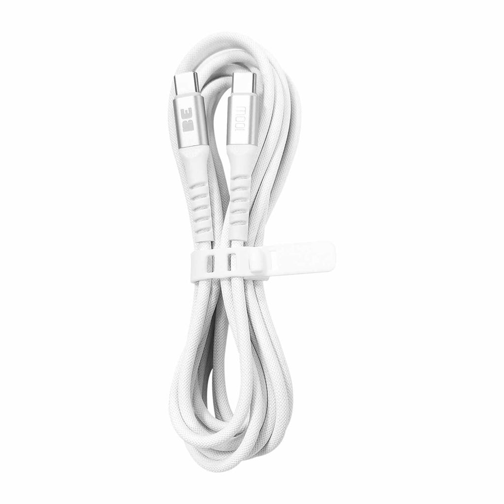 Blu Element SpeedCharge Premium Braided Cable USB-C to USB-C 6ft 100W Black