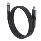 Blu Element SelfCoil Magnetic Cable USB-C to USB-C 4ft 100W Black