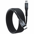 Blu Element SelfCoil Magnetic Cable USB-C to USB-C 6ft 100W Black