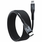 Blu Element SelfCoil Magnetic Cable USB-C to USB-C 6ft 100W Black