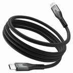 Blu Element SelfCoil Magnetic Cable USB-C to USB-C 6ft 100W Black