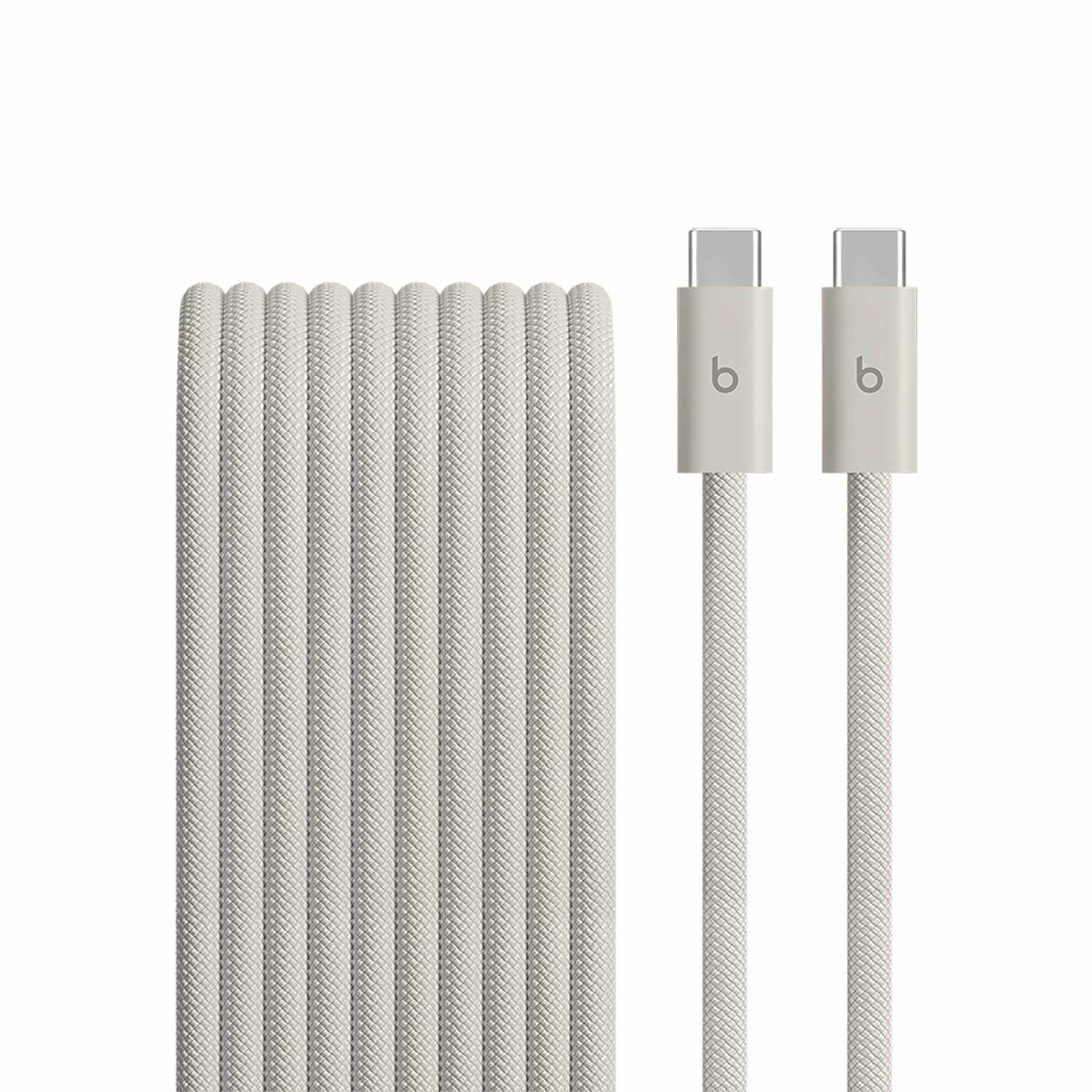 Beats by Dre USB-C to USB-C 240W Braided Cable (3m/10ft) Surge Stone