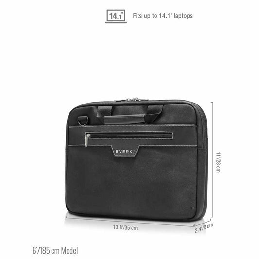 EKB414 Business Laptop Bag/Briefcase up to 14.1-Inch Black