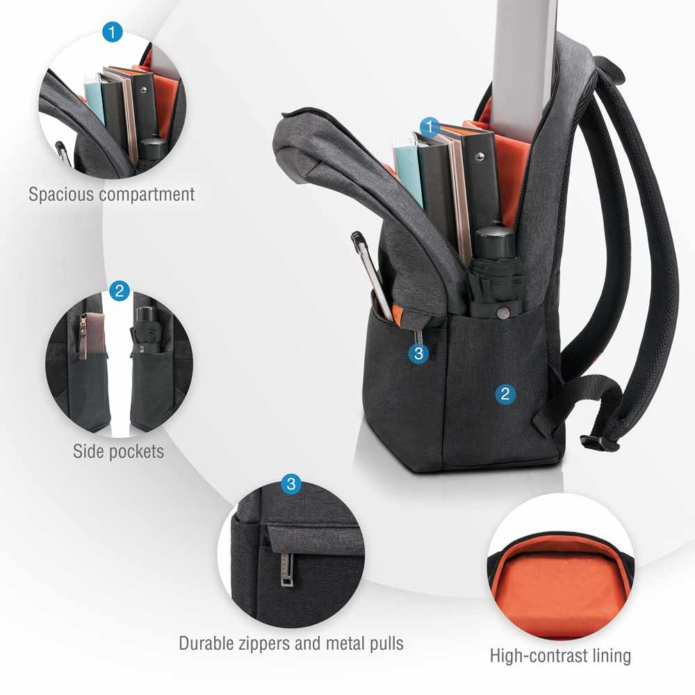 EKP106 Light Laptop Backpack up to 15.6 inch Black