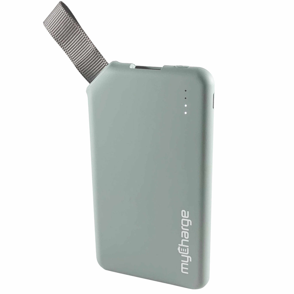 myCharge Go Mini Powerbank with Fabric Loop 2600 mAh Green