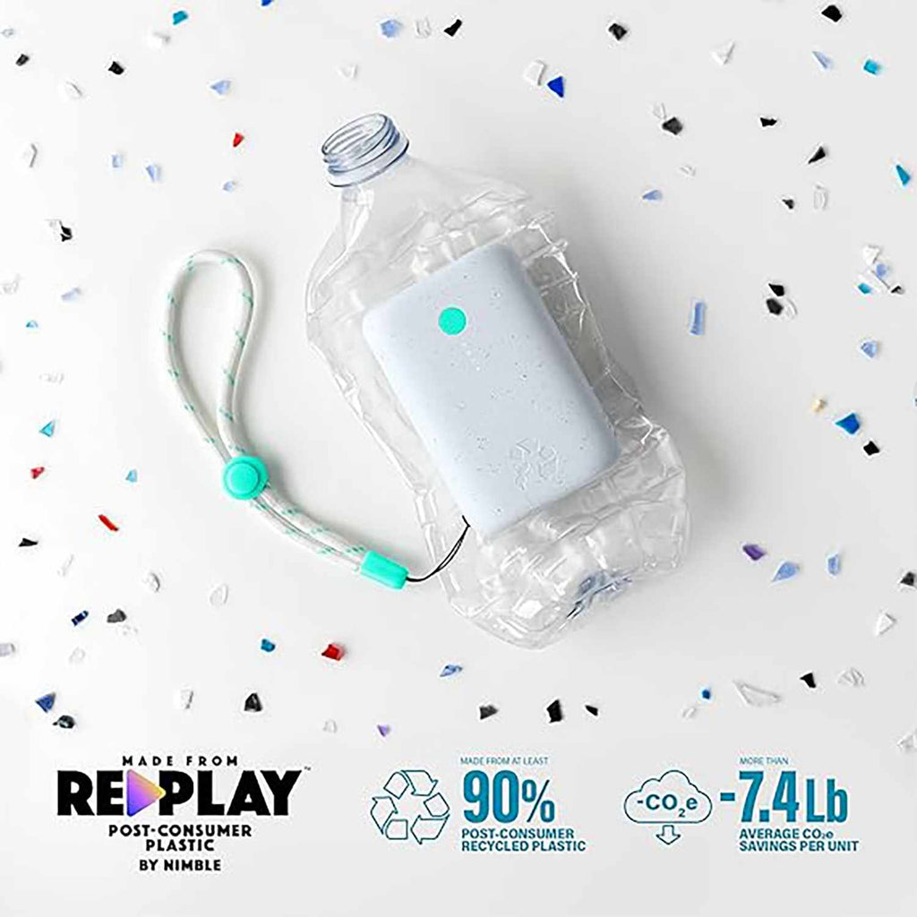 Nimble Champ PD Battery 10.000 mAh 20W 2-Ports USB-C Luna White