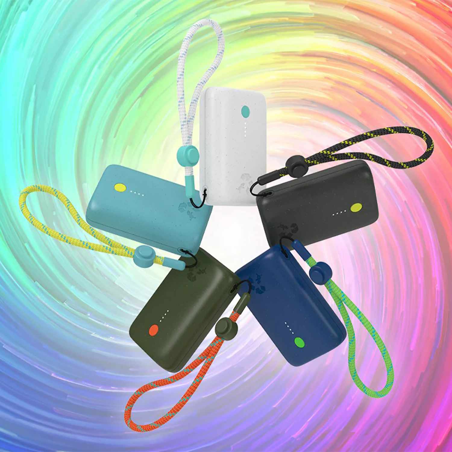 Nimble Champ PD Battery 10.000 mAh 20W 2-Ports USB-C Luna White