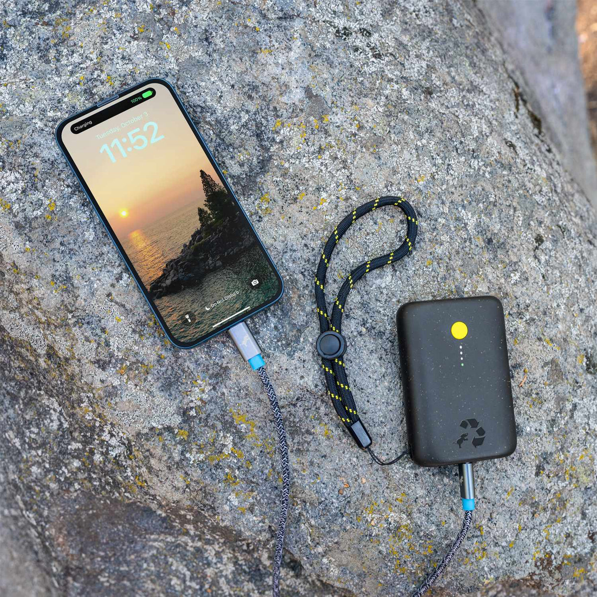Nimble Champ PD Battery 10.000 mAh 20W  2-Ports USB-C Midnight Black