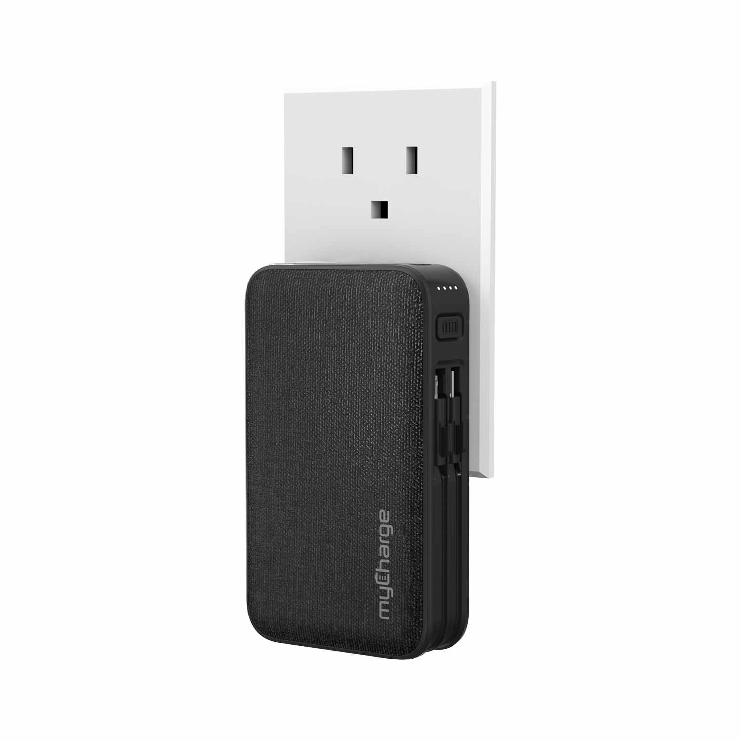 myCharge PowerHub Plus 6K mAh Black