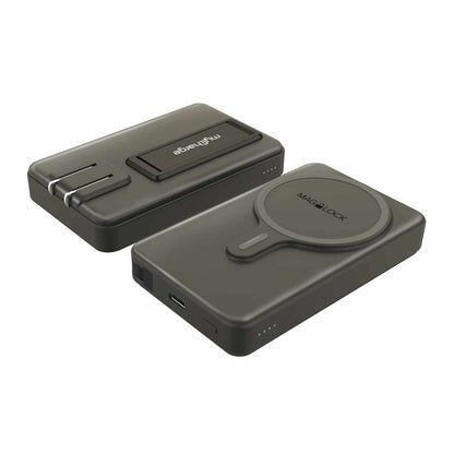 MH50KCA Maglock Hub All-In-One Wireless Power Bank 5000 mAh Black