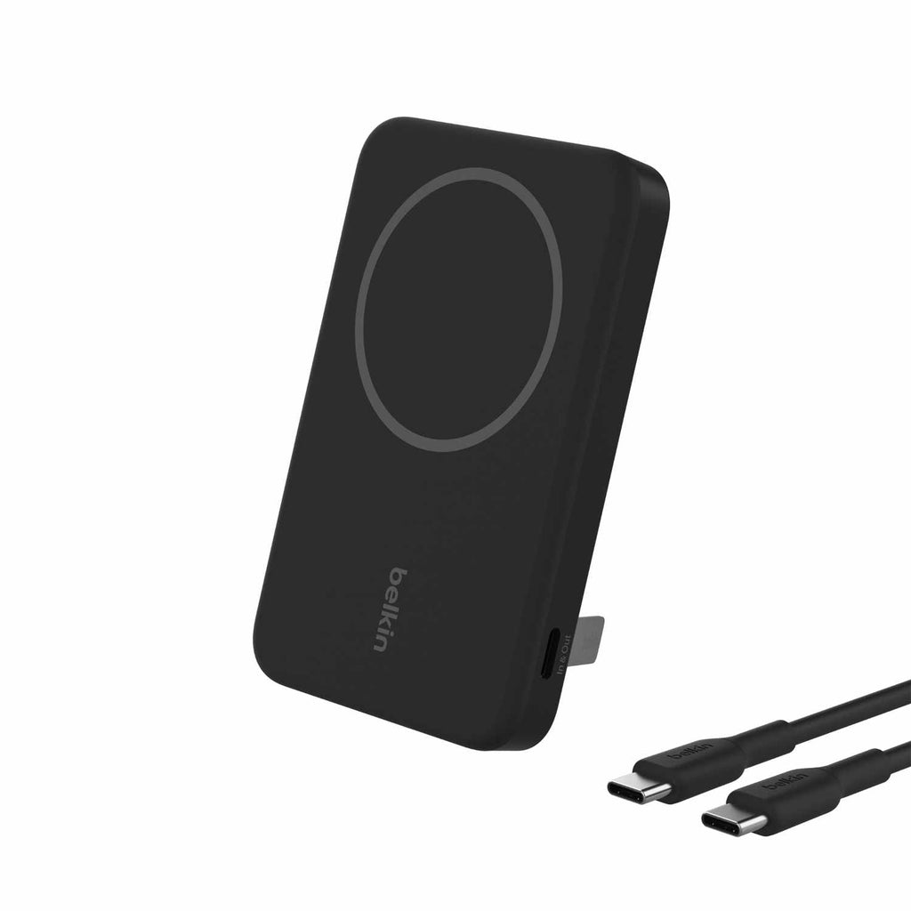 Belkin BoostCharge Pro Qi2 Wireless Power Bank 5.000 mAh 15 W Black