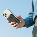 Blu Element Qi2 SLIM Wireless Power Bank with Kickstand 5K Black