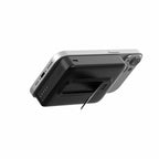 Blu Element Qi2 SLIM Wireless Power Bank with Kickstand 10K Black